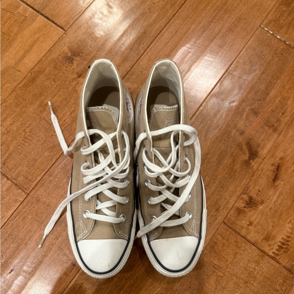 Converse High-Top Sneakers in Beige - Picture 4 of 4